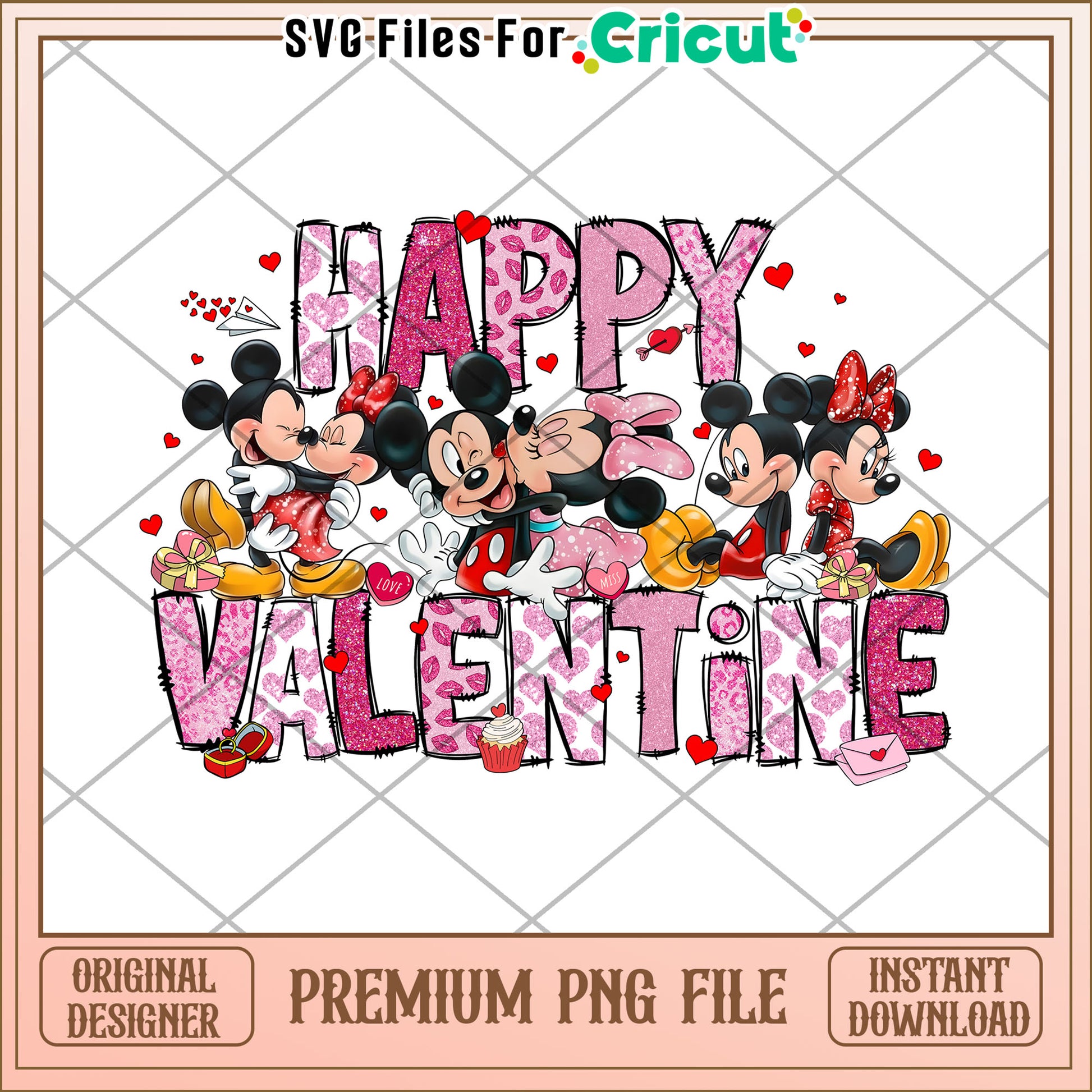 Disney Valentine PNG Sublimation