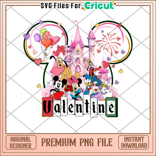 Disney Valentine PNG Sublimation Design