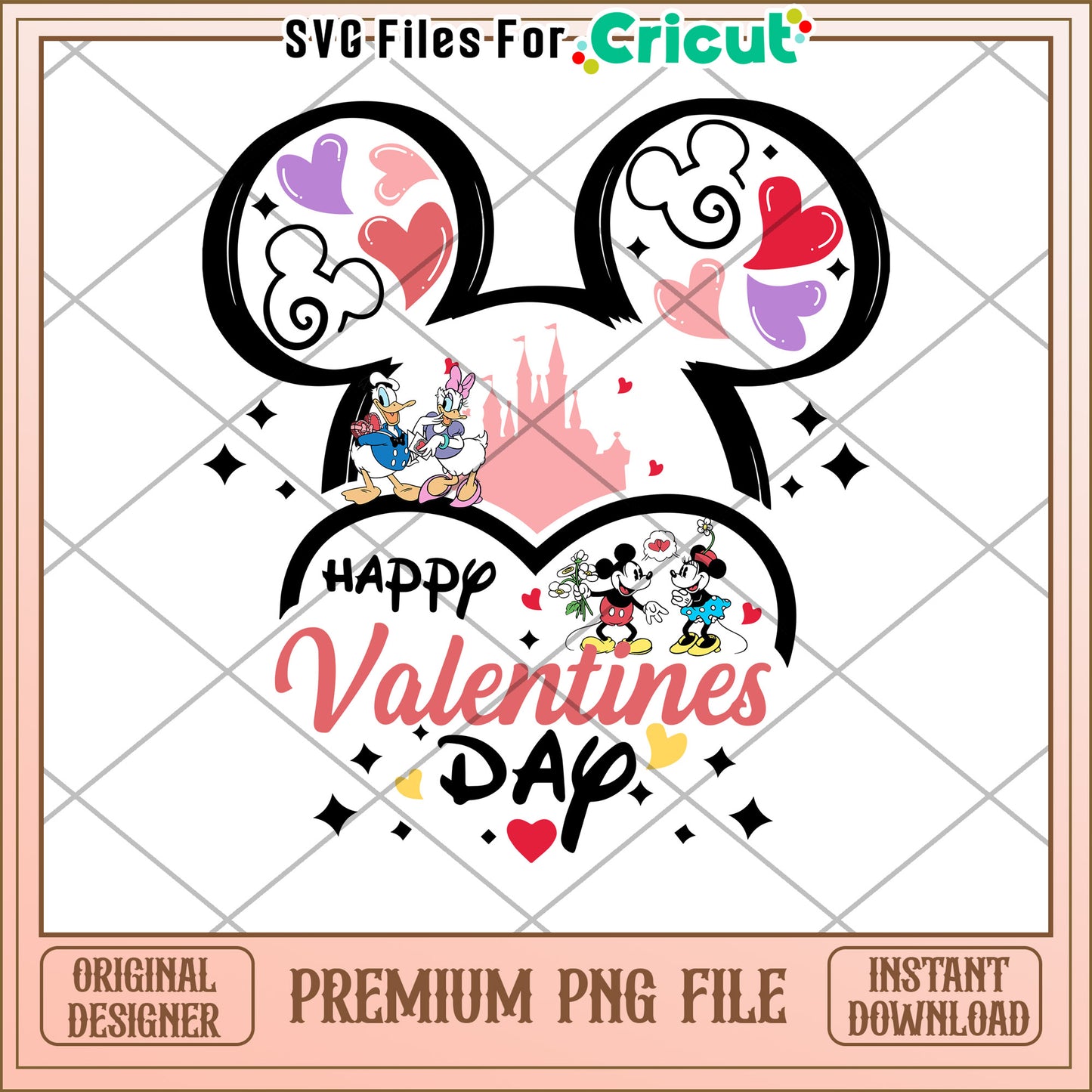 Disney Valentines Day PNG Cricut