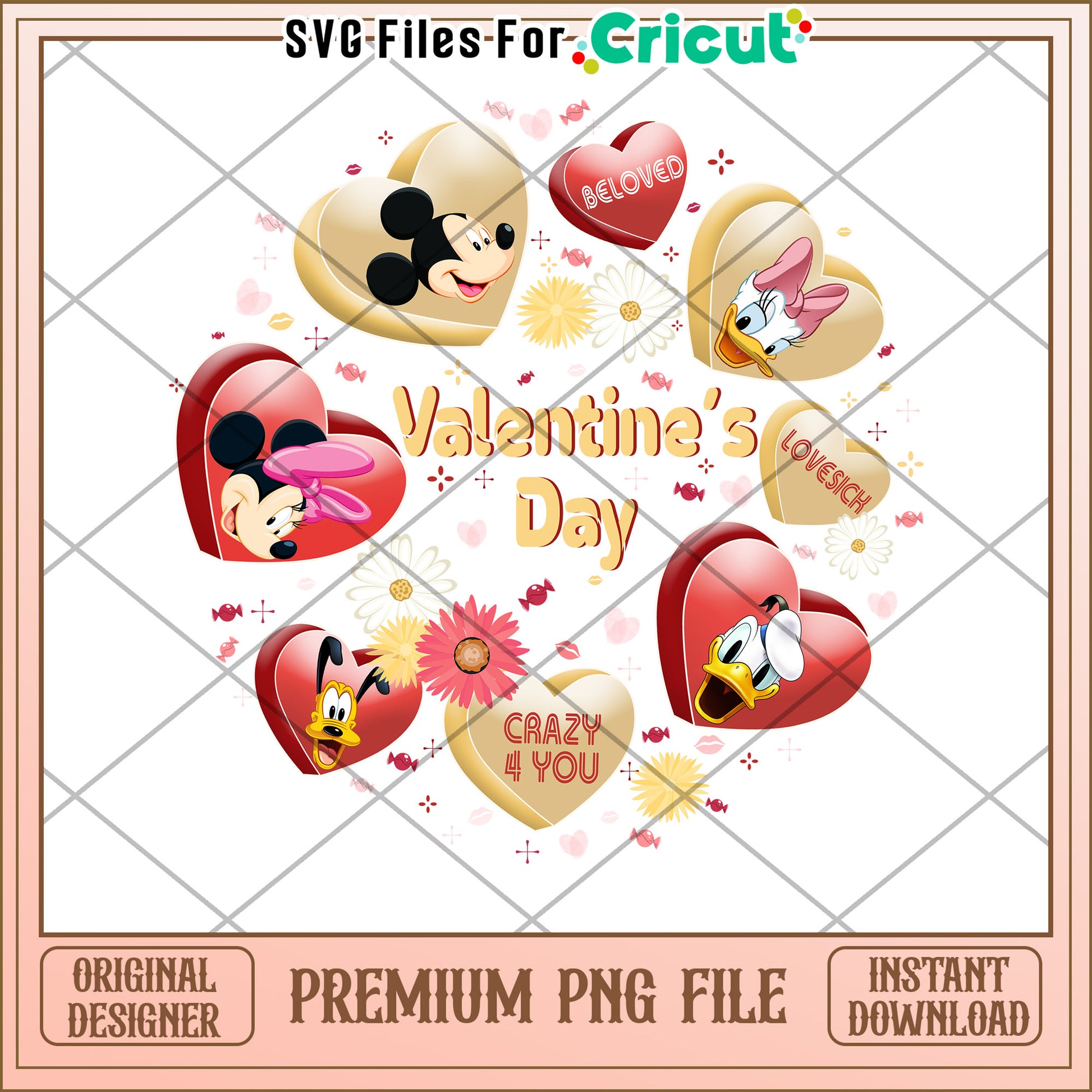 Disney Valentines Day PNG Design