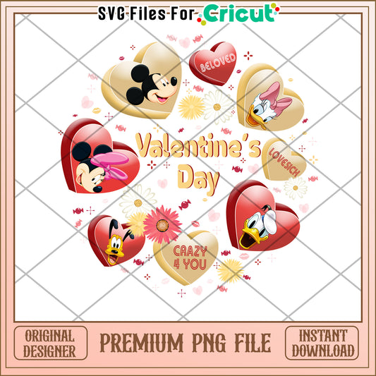 Disney Valentines Day PNG Design