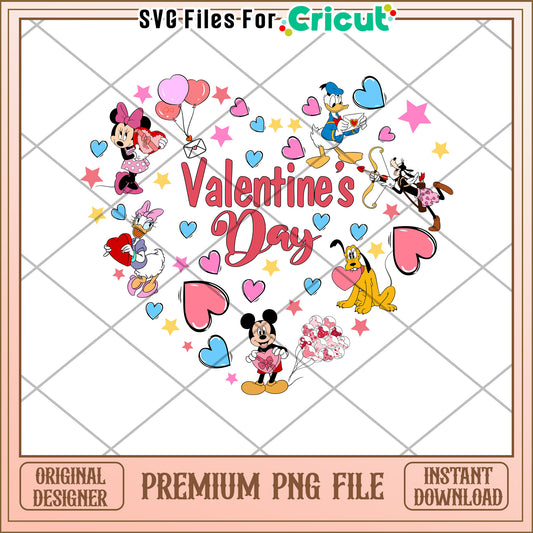 Disney Valentines Day PNG File