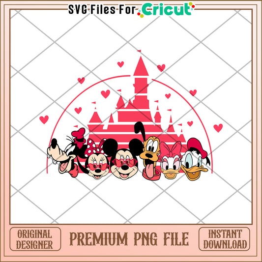 Disney Valentines PNG Cricut Design