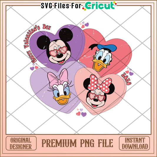 Disney Valentines PNG Sublimation