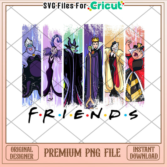 Disney Villain Friends PNG Sublimation