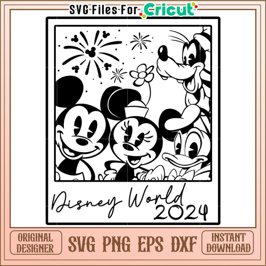 Disney World 2024 SVG Design
