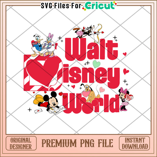 Disney World Valentines PNG