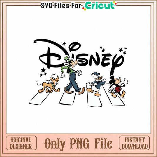 Disney Characters PNG Bundle, Mickey Goofy Pluto Donald, PNG