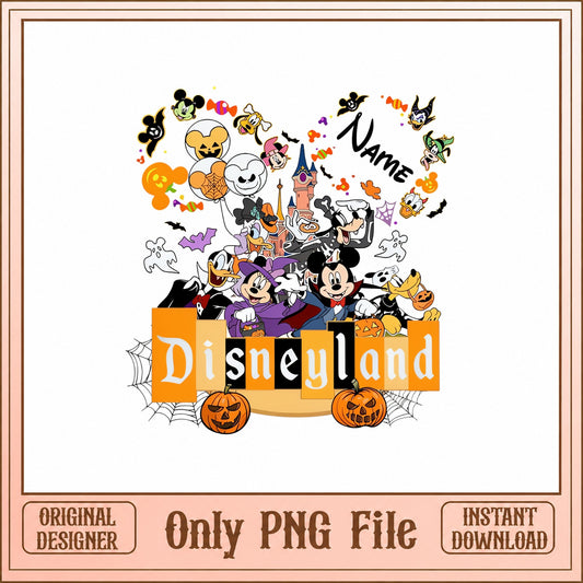Disney Halloween Mickey And Friends PNG, Disneyland Halloween, PNG