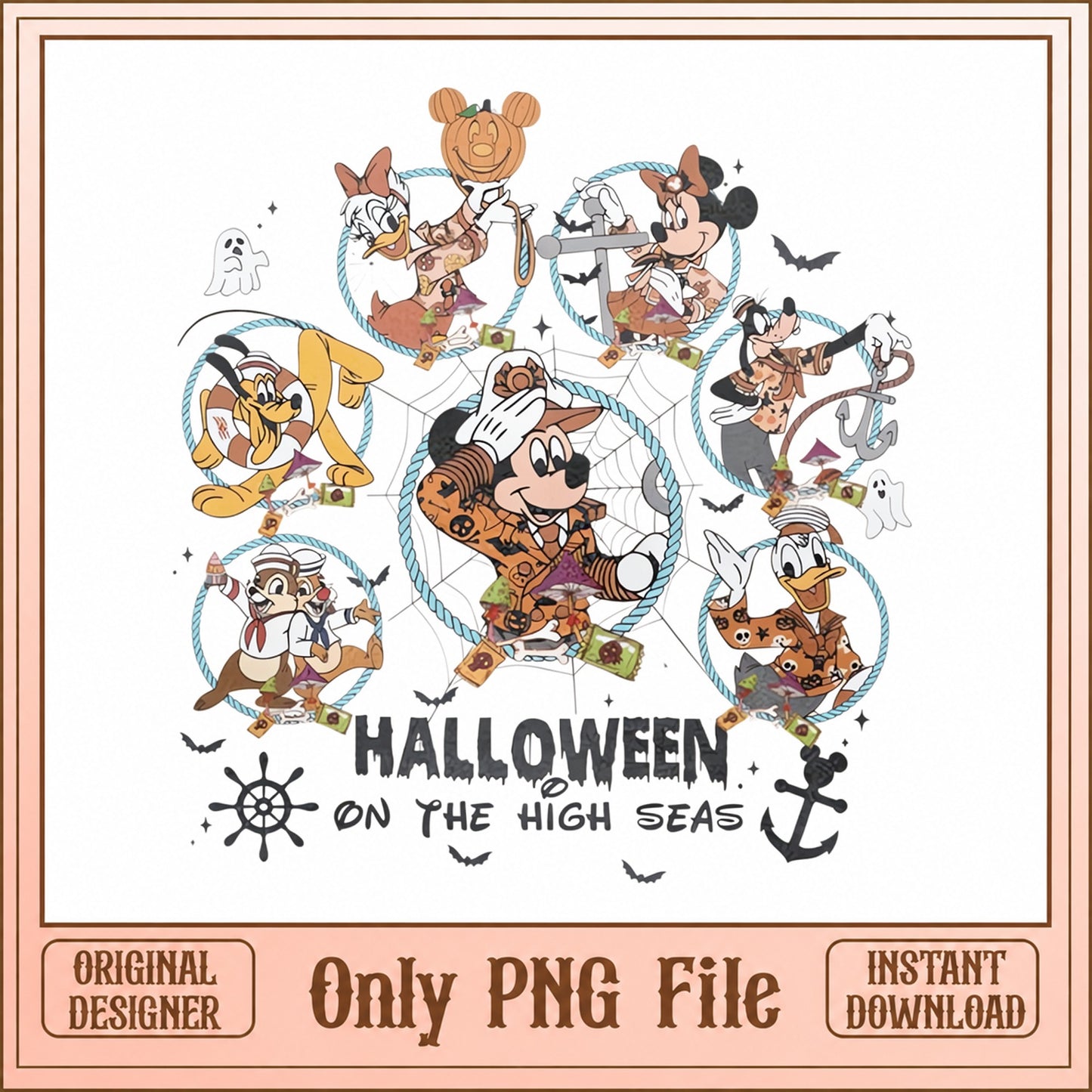 Disney Halloween On The High Seas PNG, Mickey And Friends, PNG