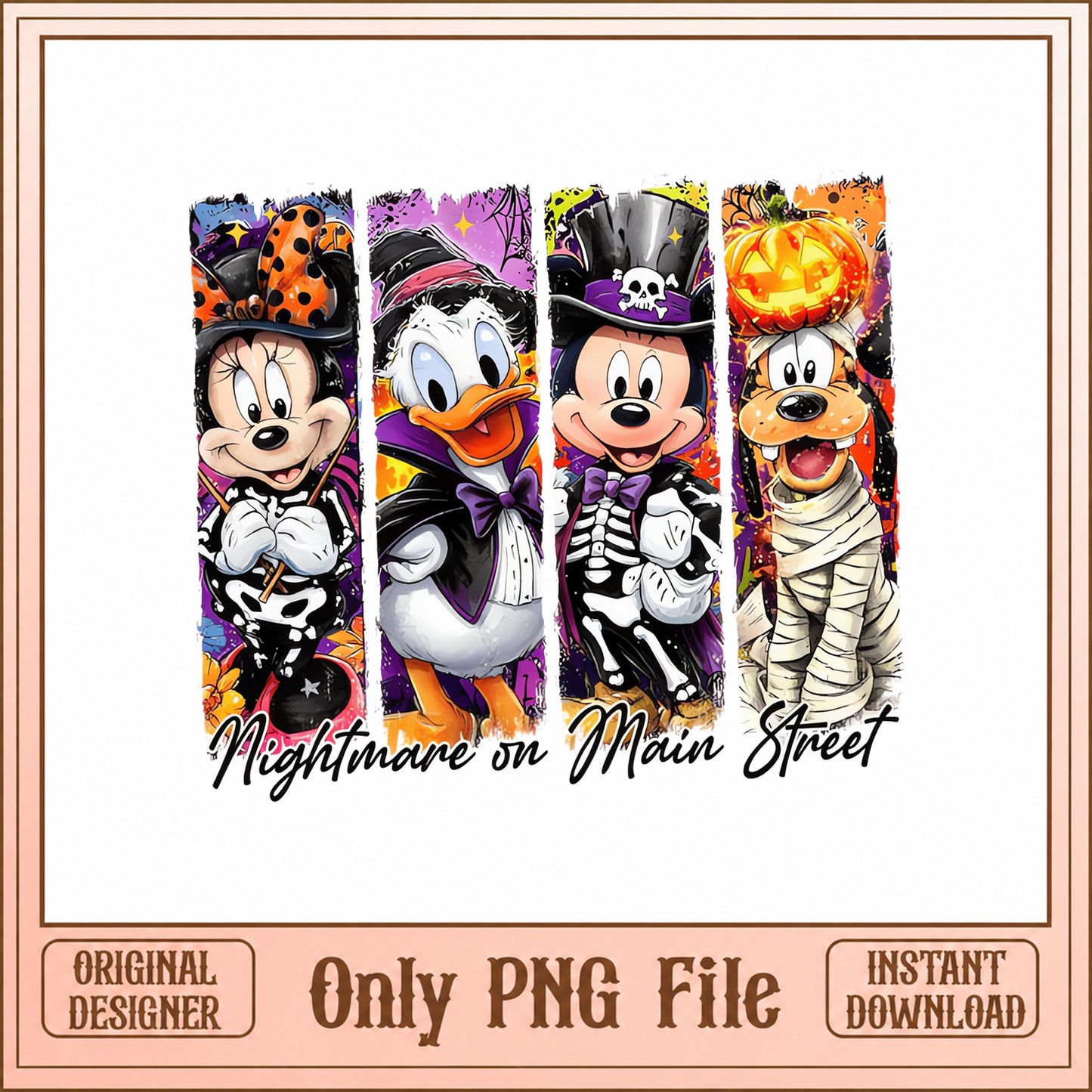 Disney Halloween PNG, Mickey And Friends Halloween, Nightmare PNG