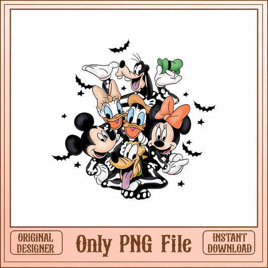 Disney Halloween SVG Bundle, Mickey And Friends SVG, PNG