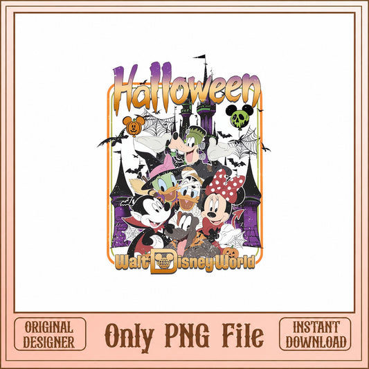 Disney Halloween SVG Bundle, Mickey And Friends SVG, Walt Disney PNG