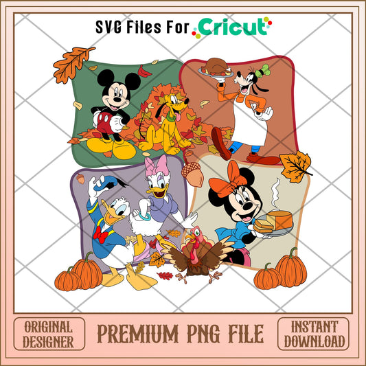 Disney Thanksgiving Mickey And Friends png, mickey png, halloween png