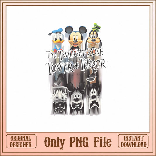 Disney Tower Of Terror PNG, Mickey And Friends, Halloween PNG