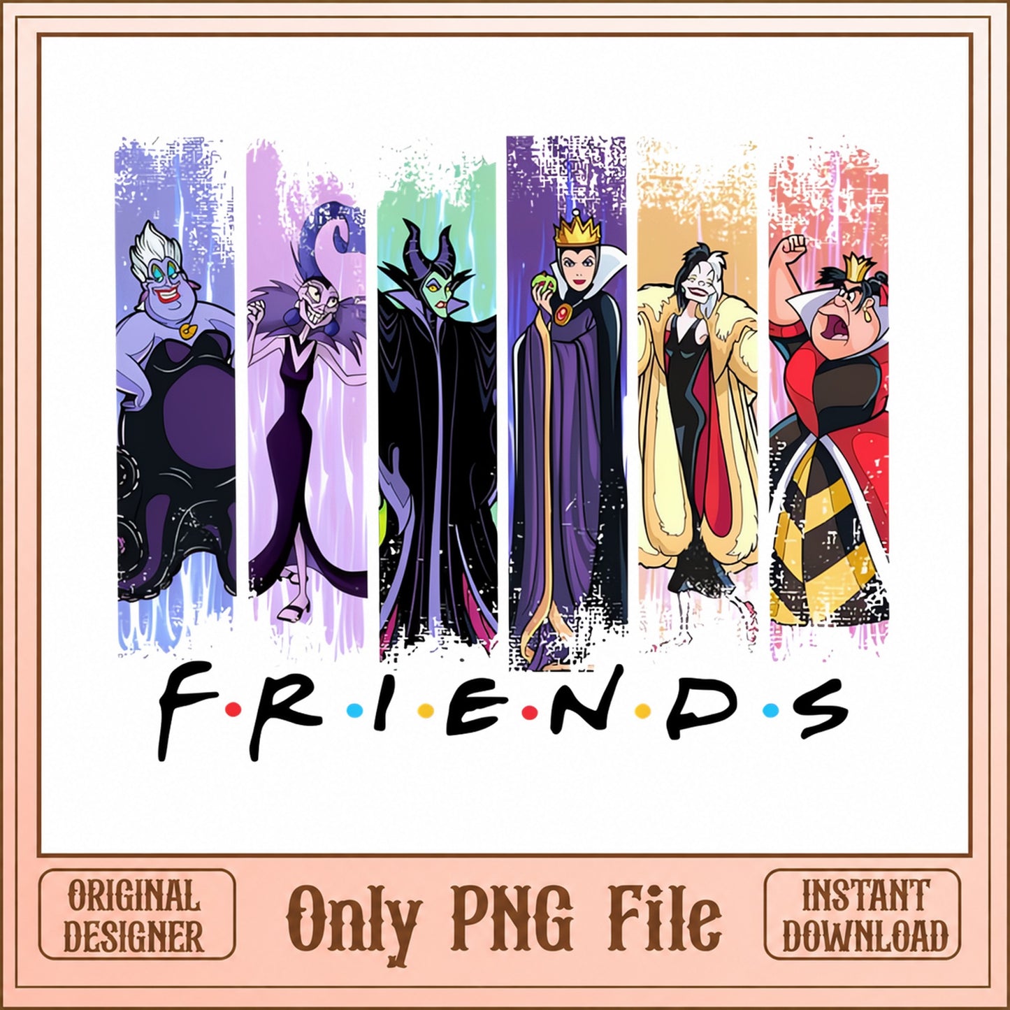 Disney Villains Friends SVG Bundle, Evil Queen PNG, Maleficent SVG
