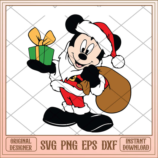 Disney mickey mouse christmas svg, disney christmas svg