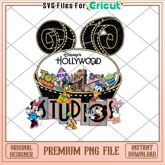 Disney's Hollywood Studios PNG Graphic for Cricut Crafting Download