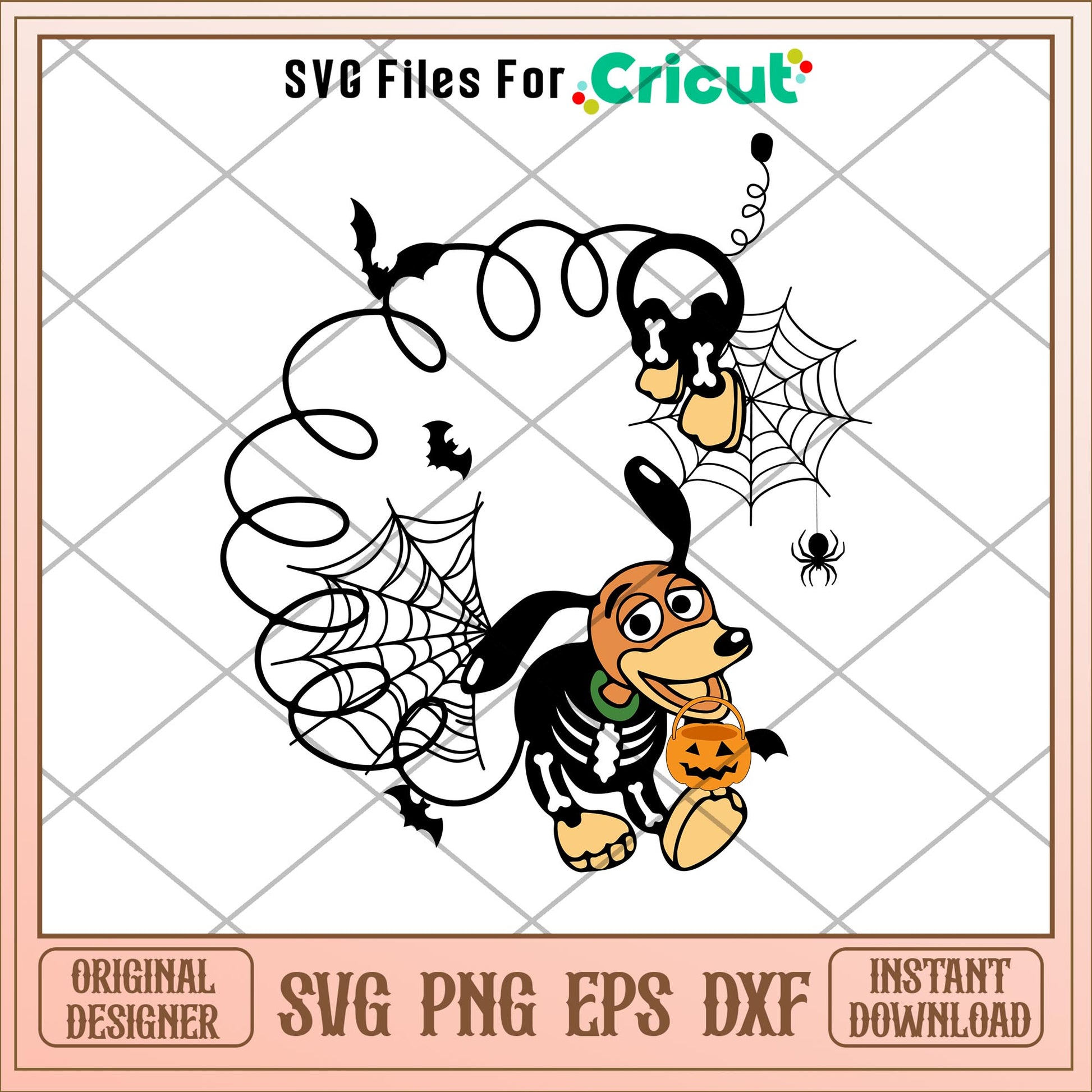 Disney slingky pumkin svg, slingky svg, halloween svg