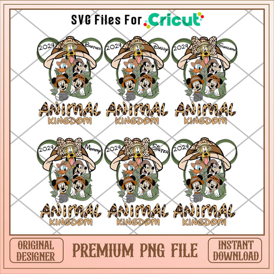 Disney Mickey animal family head 2024 png bundle 