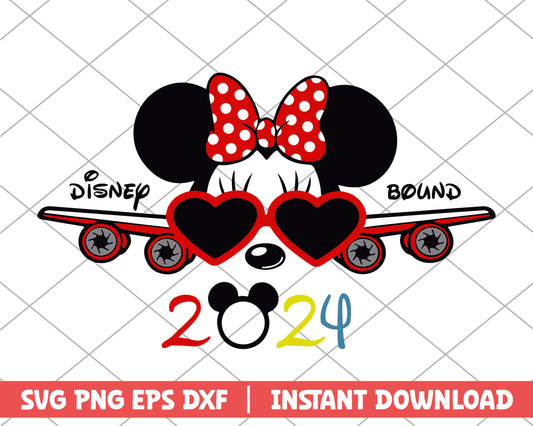 Disney bound 2024 minnie mouse disney svg