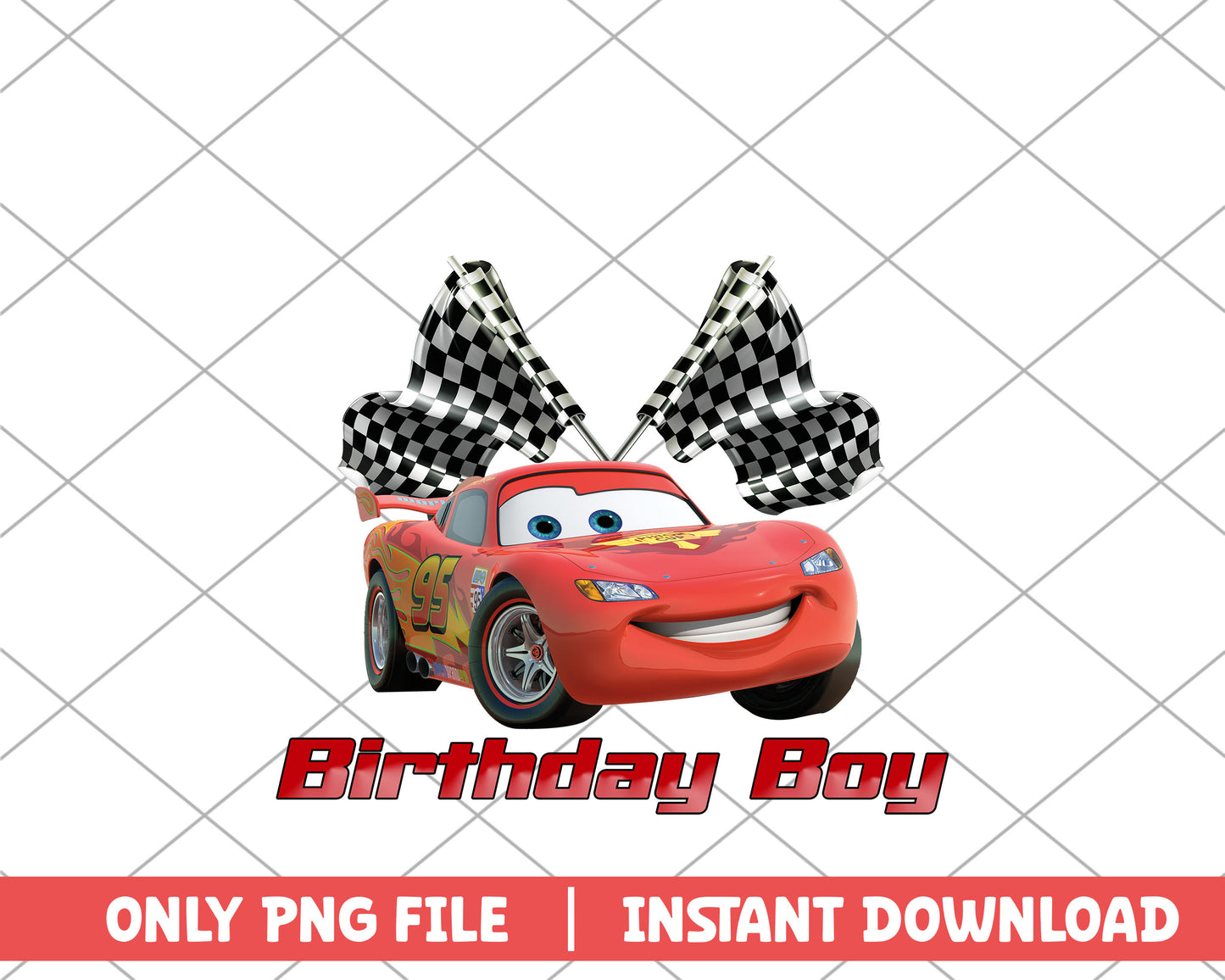 Disney car birthday boy disney png