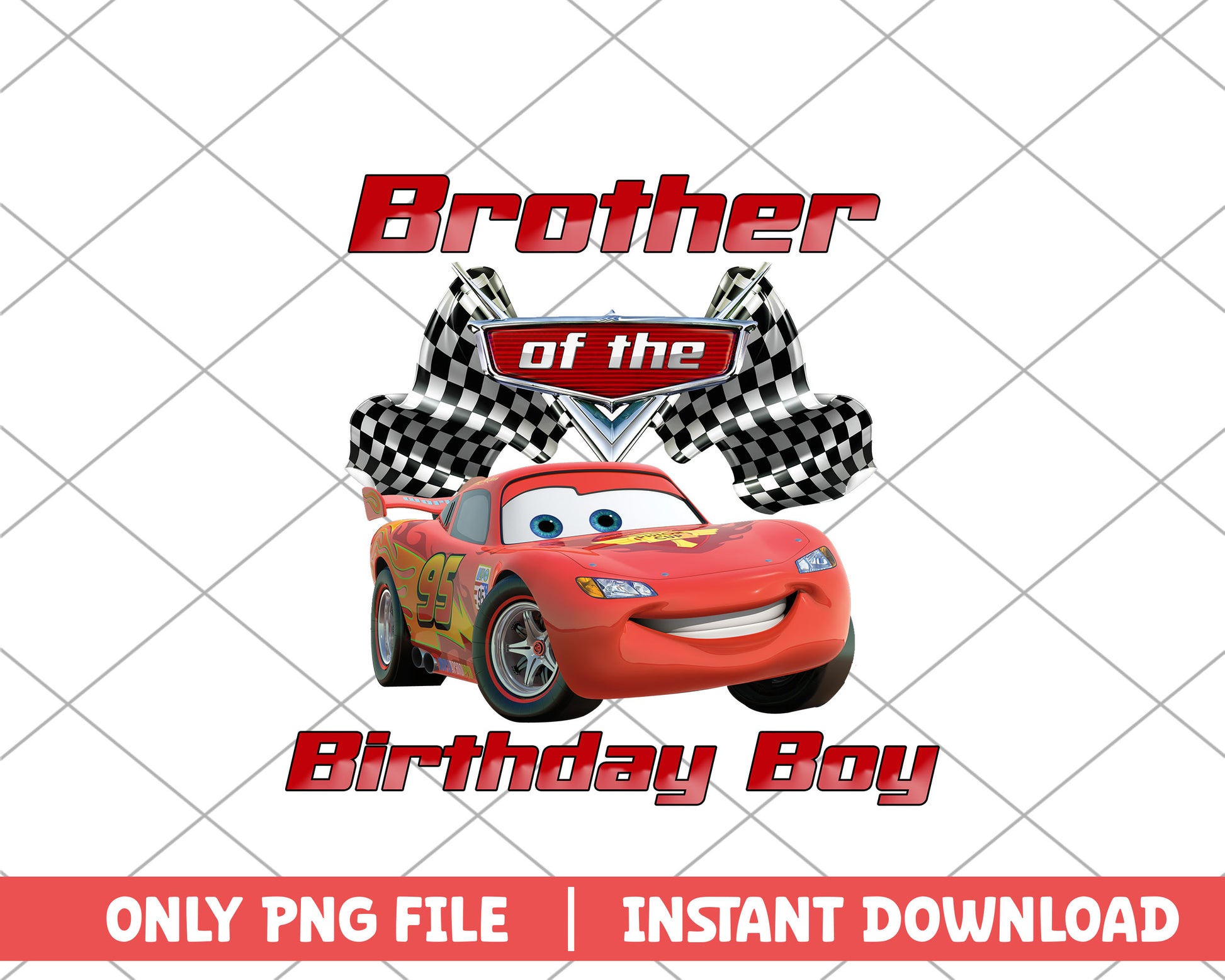 Disney car brother of the birthday boy disney png