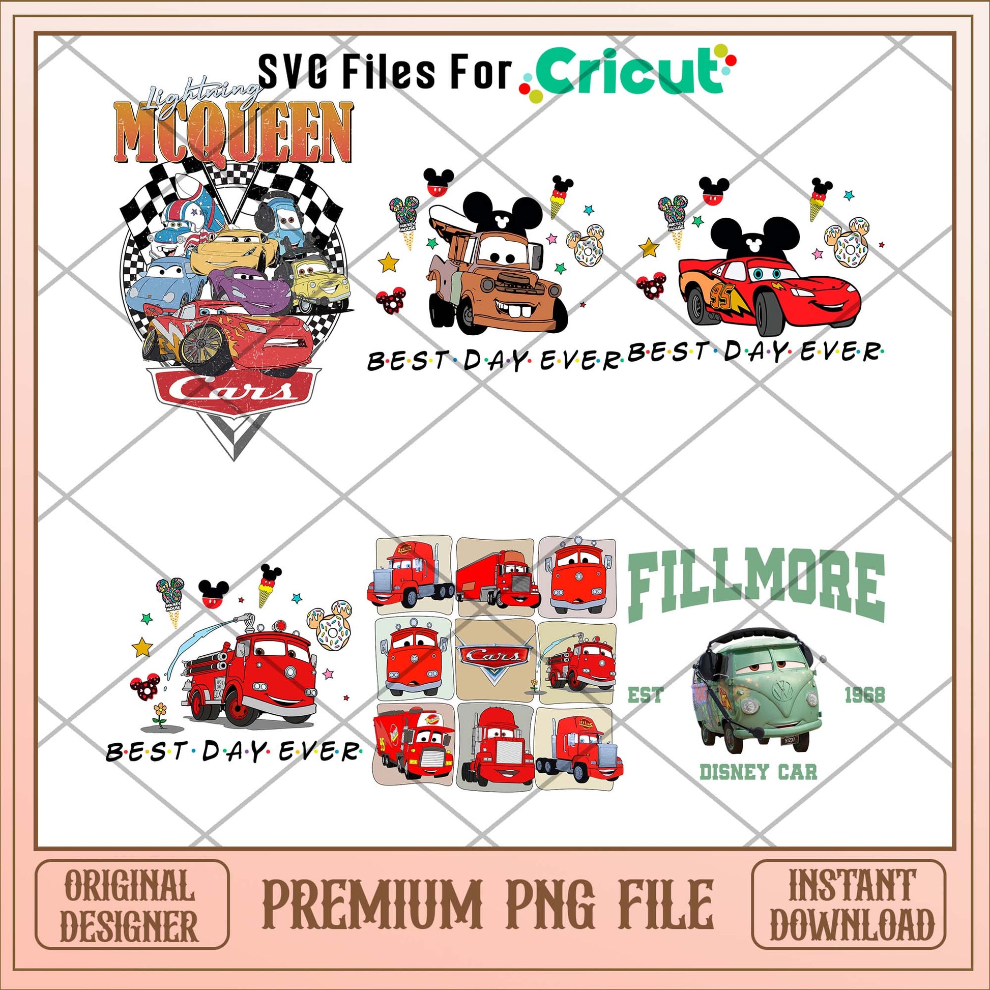 Disney Cars characters png bundle ver 3