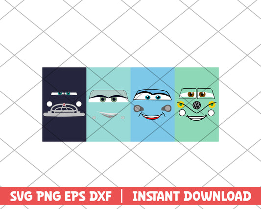 Disney cars characters disney svg