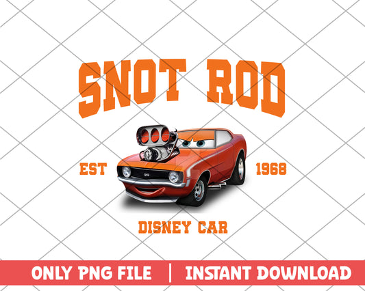Disney car snot rod disney png
