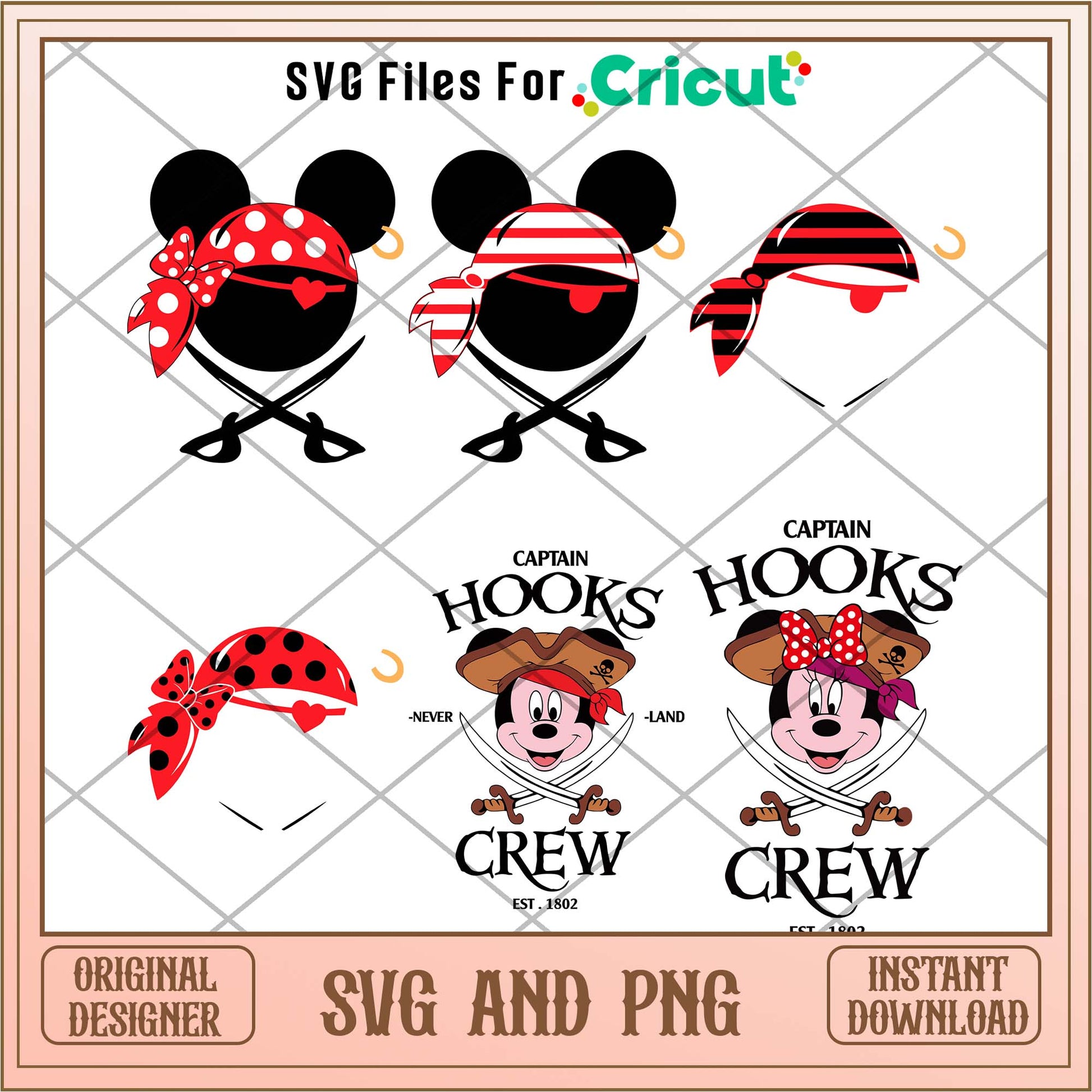 Disney Mickey head cruise svg bundle ver 4