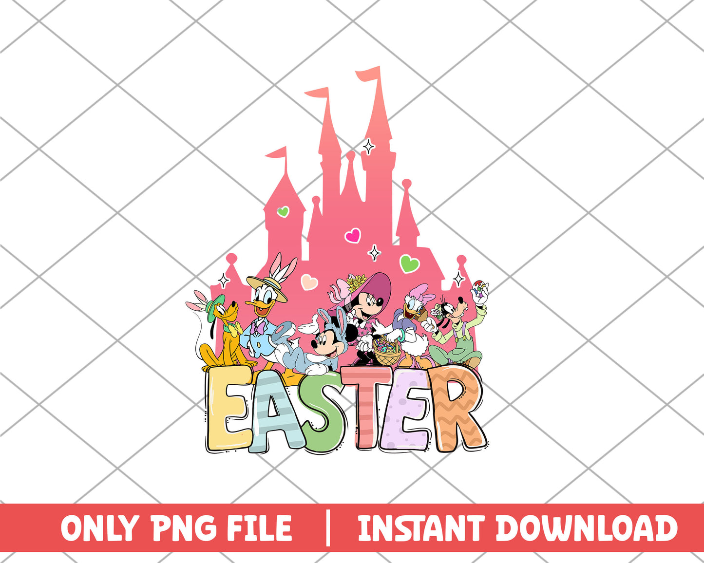 Disney castle easter png 