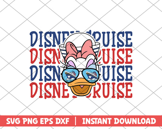 Disney cruise daisy duck disney svg