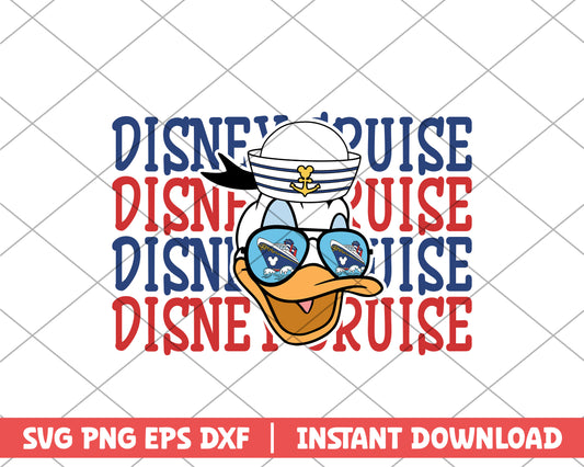 Disney cruise donald duck disney svg
