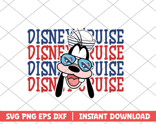 Disney cruise goofy dog disney svg