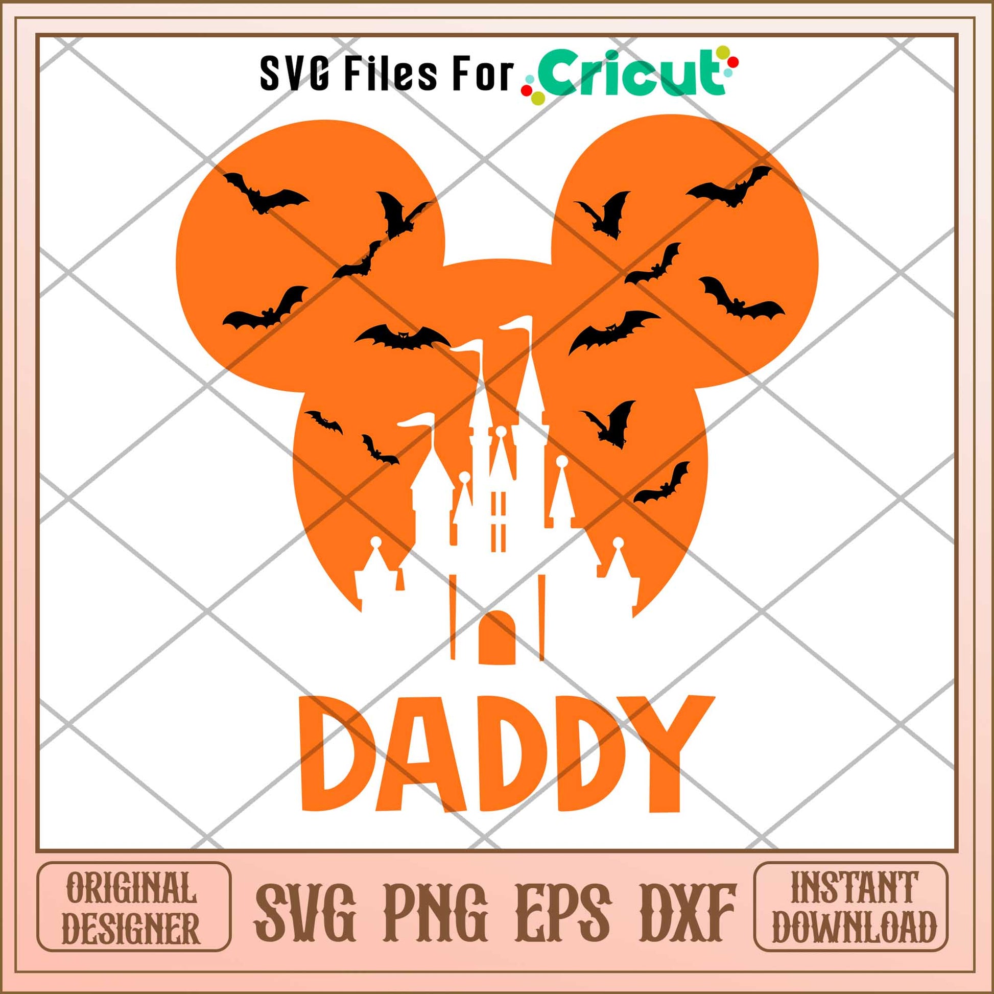 Disney cruise halloween Mickey mouse daddy svg, Disney characters svg, Digital Download