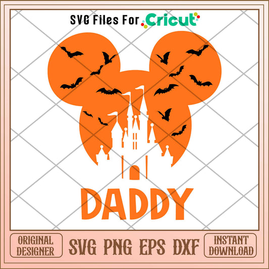 Disney cruise halloween Mickey mouse daddy svg, Disney characters svg, Digital Download