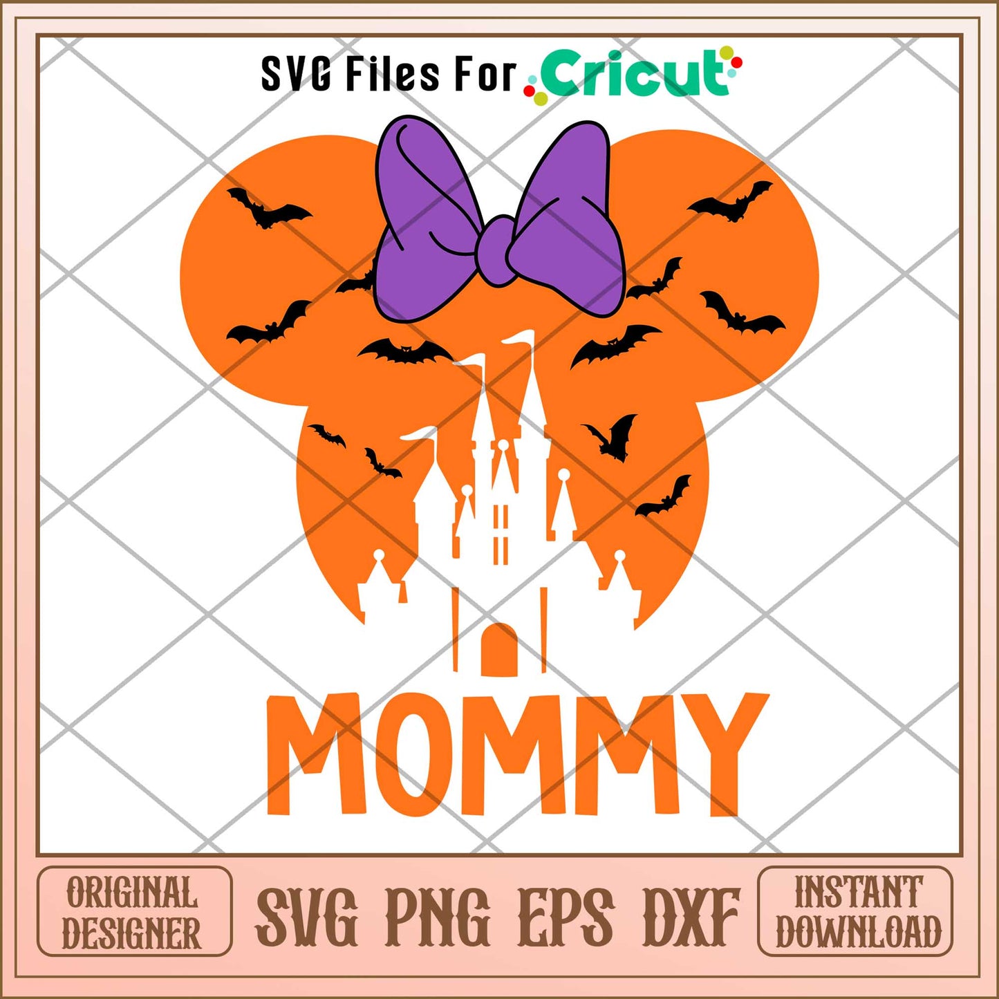 Disney cruise halloween Minnie mouse mommy  svg, Disney characters svg, Digital Download