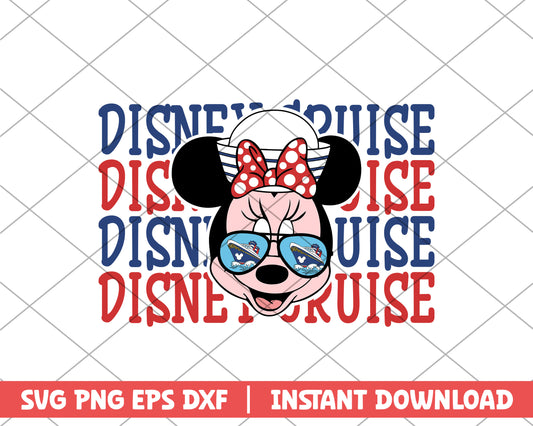 Disney cruise minnie mouse disney svg