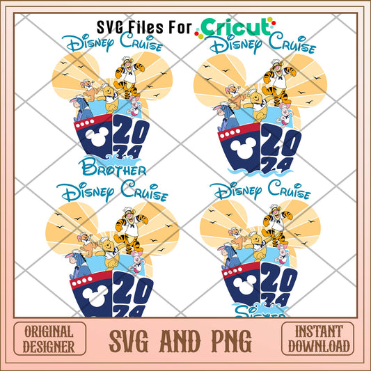 Disney cruise mickey head svg bundle ver 2