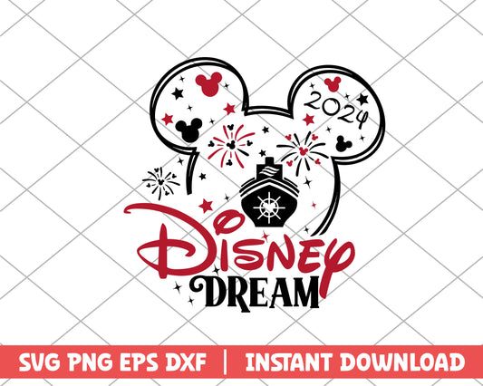 Disney dream mickey disney svg