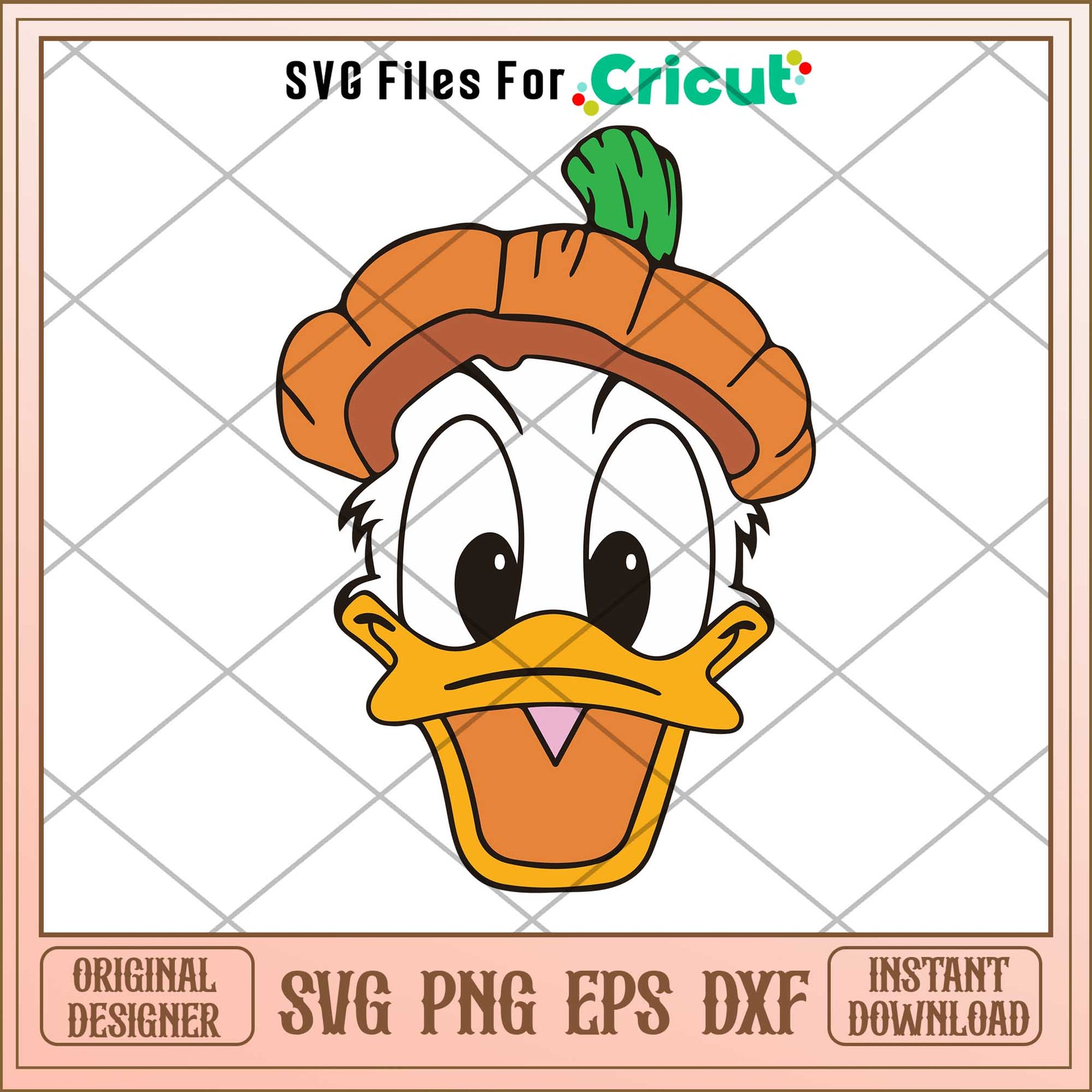 Disney duck donald head svg,  Disney characters svg, Digital Download