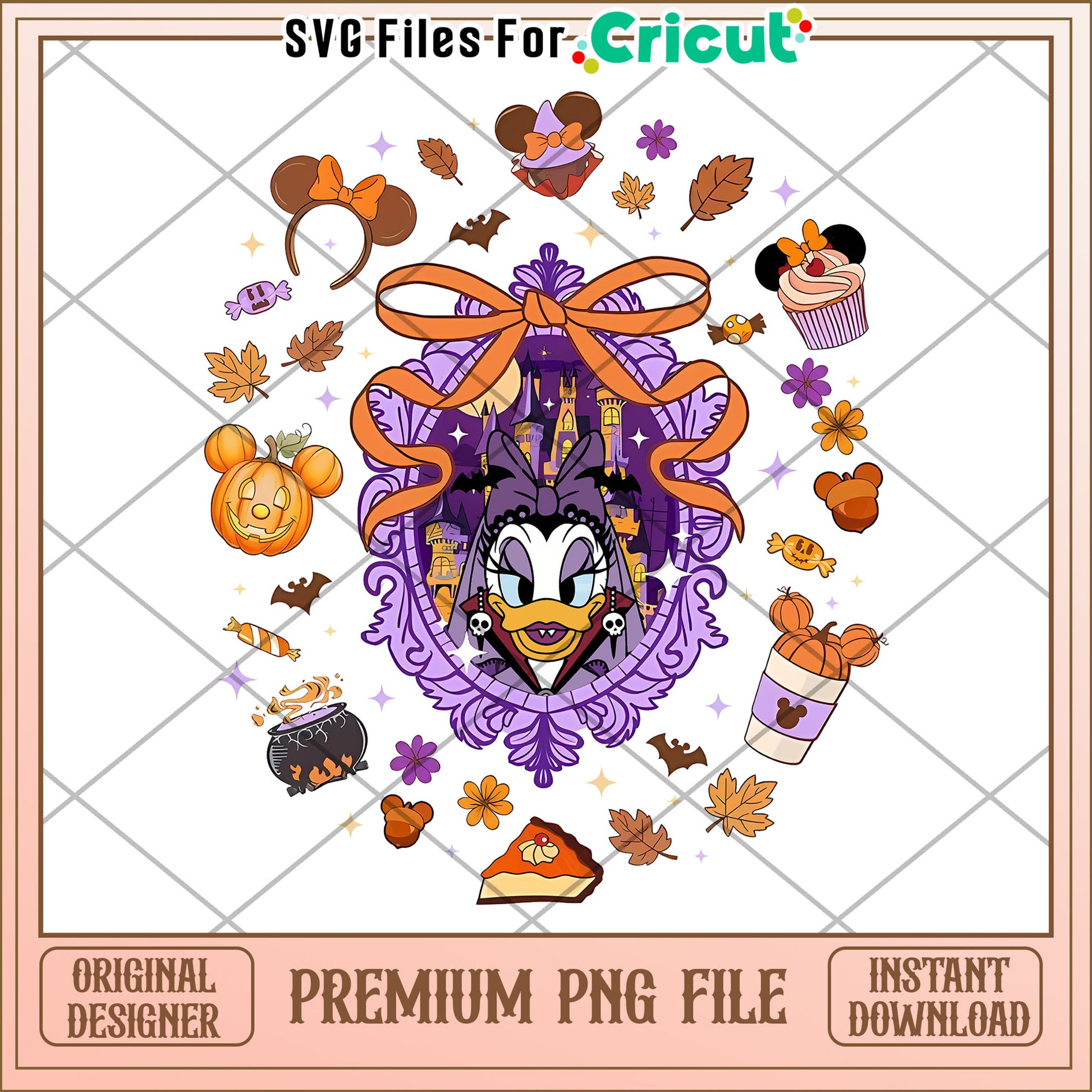 Disney duck halloween png, spirit halloween​ png, halloween decor png
