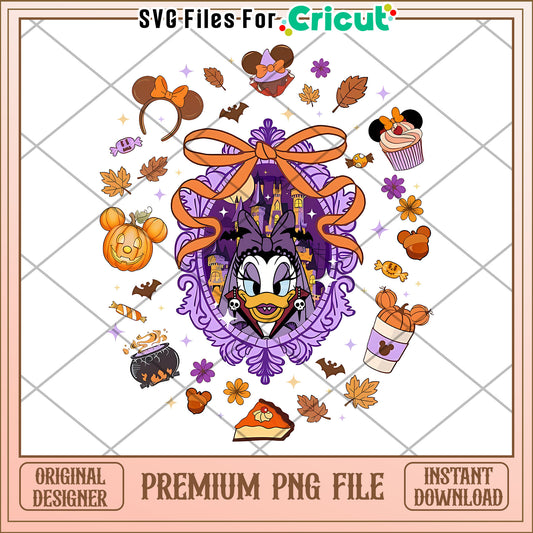 Disney duck halloween png, spirit halloween​ png, halloween decor png