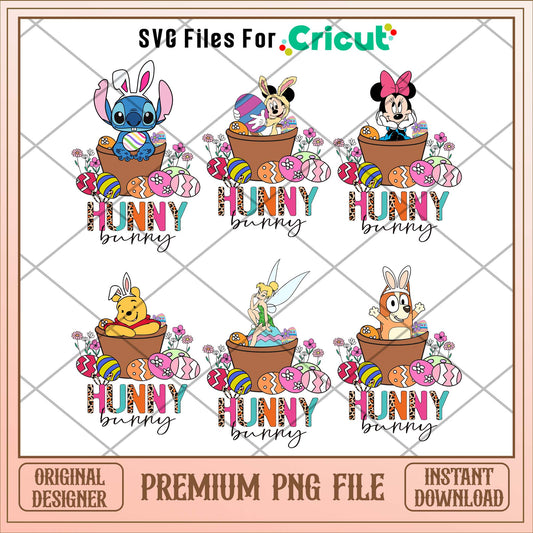 Disneyland Easter hunny bunny png bundle