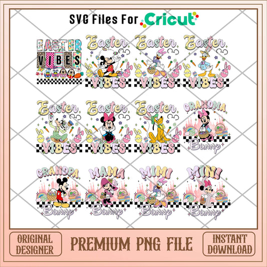 Disneyland Easter vibes png bundle