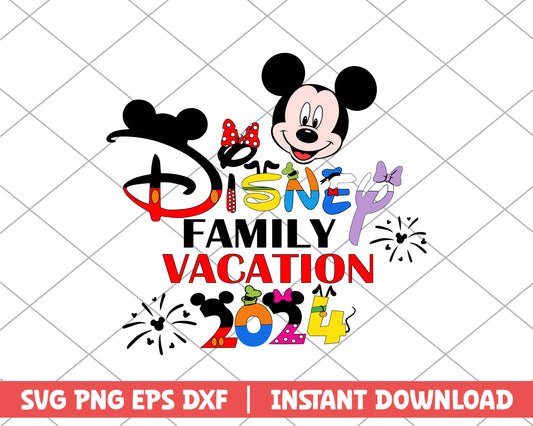 Disney family vacation mickey mouse disney svg