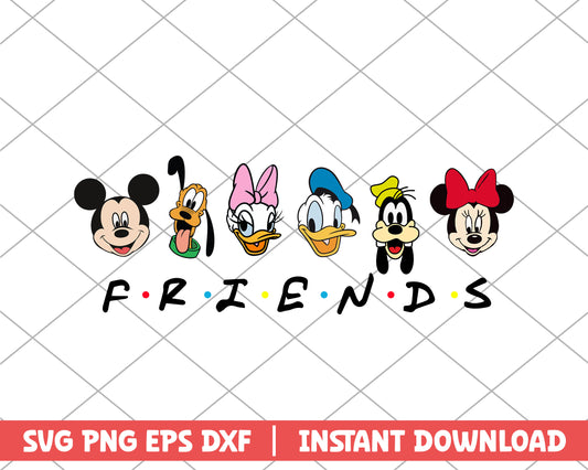 Disney friends disney svg