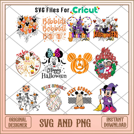 Disney Halloween witch svg bundle