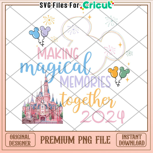 Disneyland 2024 PNG Magical Memories